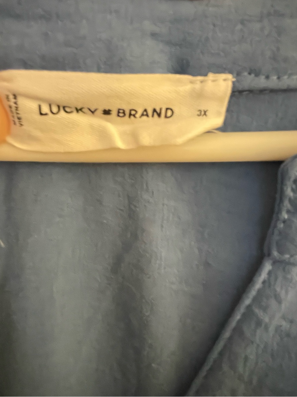 Lucky Brand Sleeveless Tiered Ruffle Dress in Denim Blue Size 3x - Picture 2 of 6